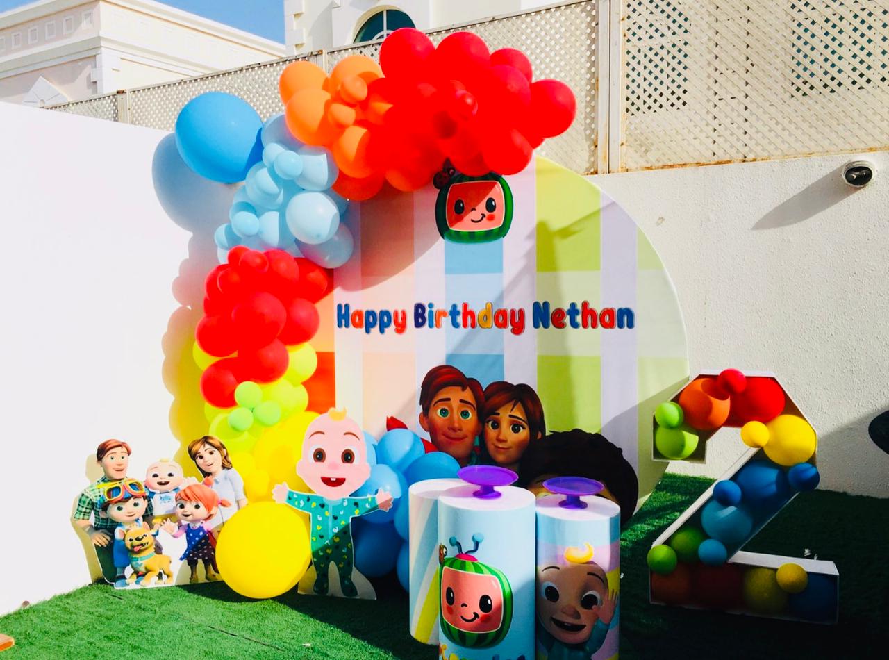Cocomelon Theme Birthday Decor 2