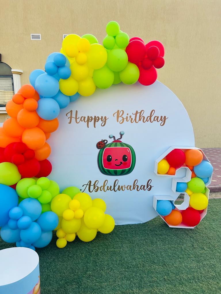 Cocomelon Theme Birthday Decor 7