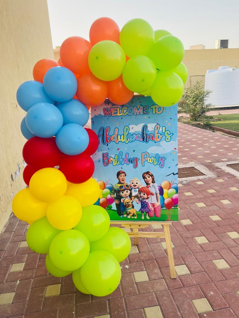 Cocomelon Theme Birthday Decor 7
