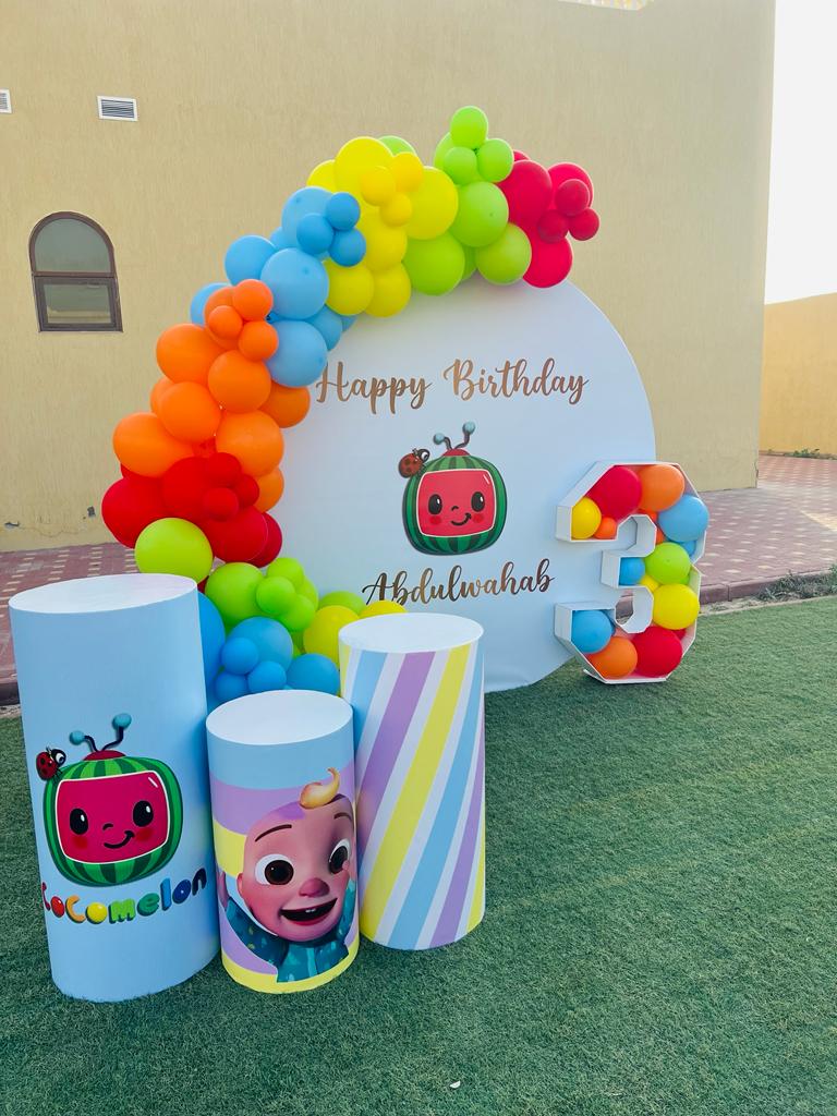 Cocomelon Theme Birthday Decor 7