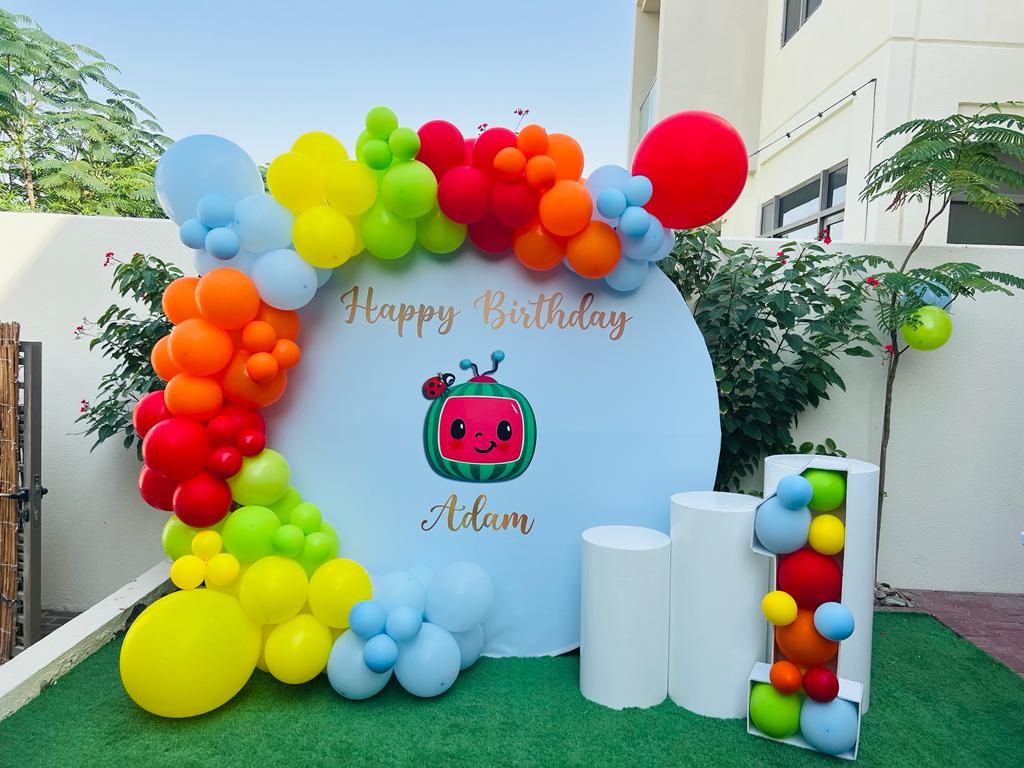 Cocomelon Theme Birthday Decor
