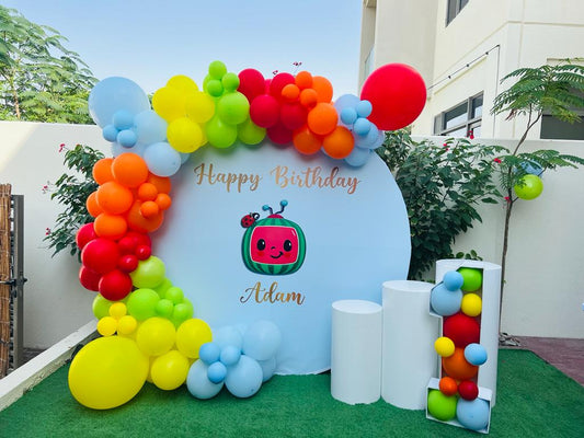 Cocomelon Theme Birthday Decor