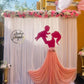 Curtain Baby Shower Decor