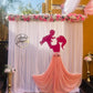 Curtain Baby Shower Decor