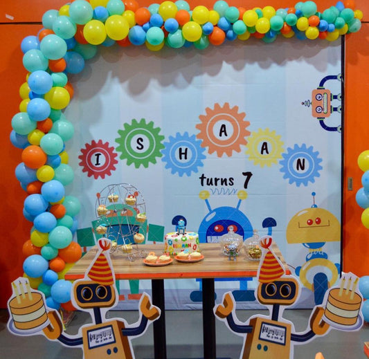 Cute Robot Theme Decor
