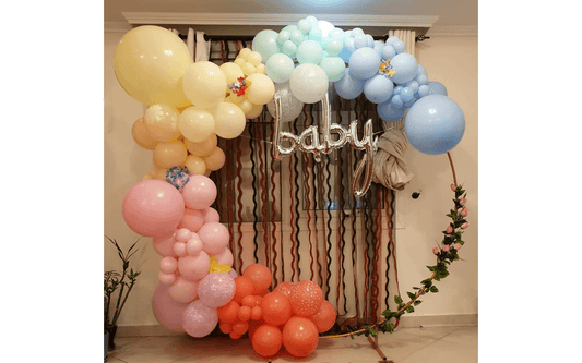 Light Colored Backdrop Decor