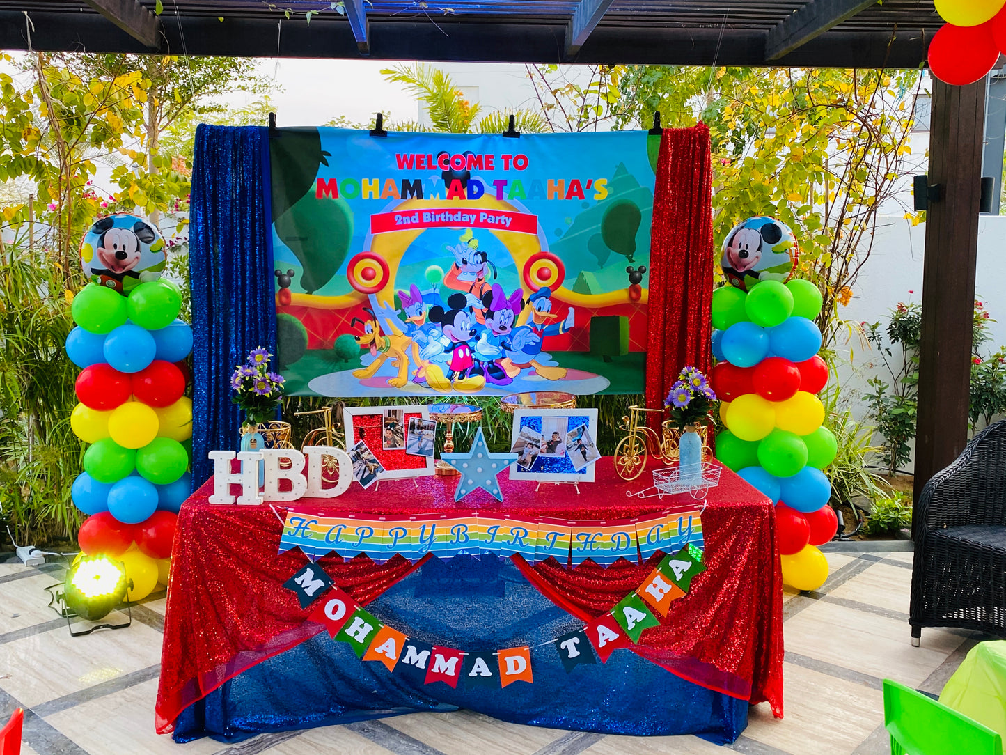 Disney Mickey Mouse Villa Decoration