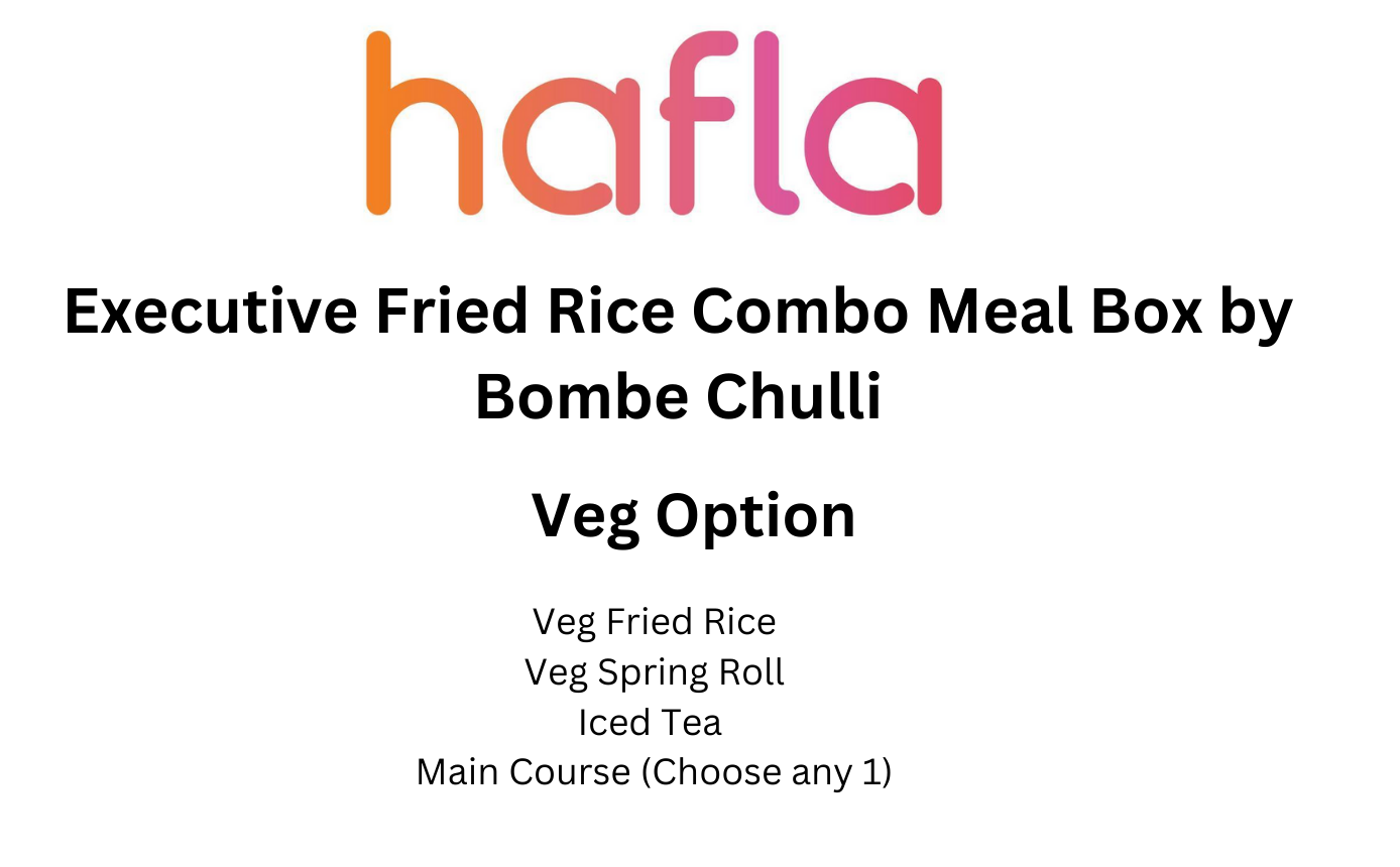 Executive Fried Rice Combo Meal Box by Bombe Chulli