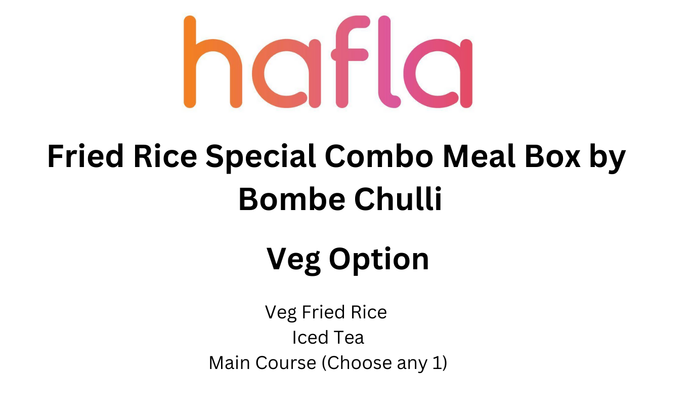 Fried Rice Special Combo Meal Box by Bombe Chulli