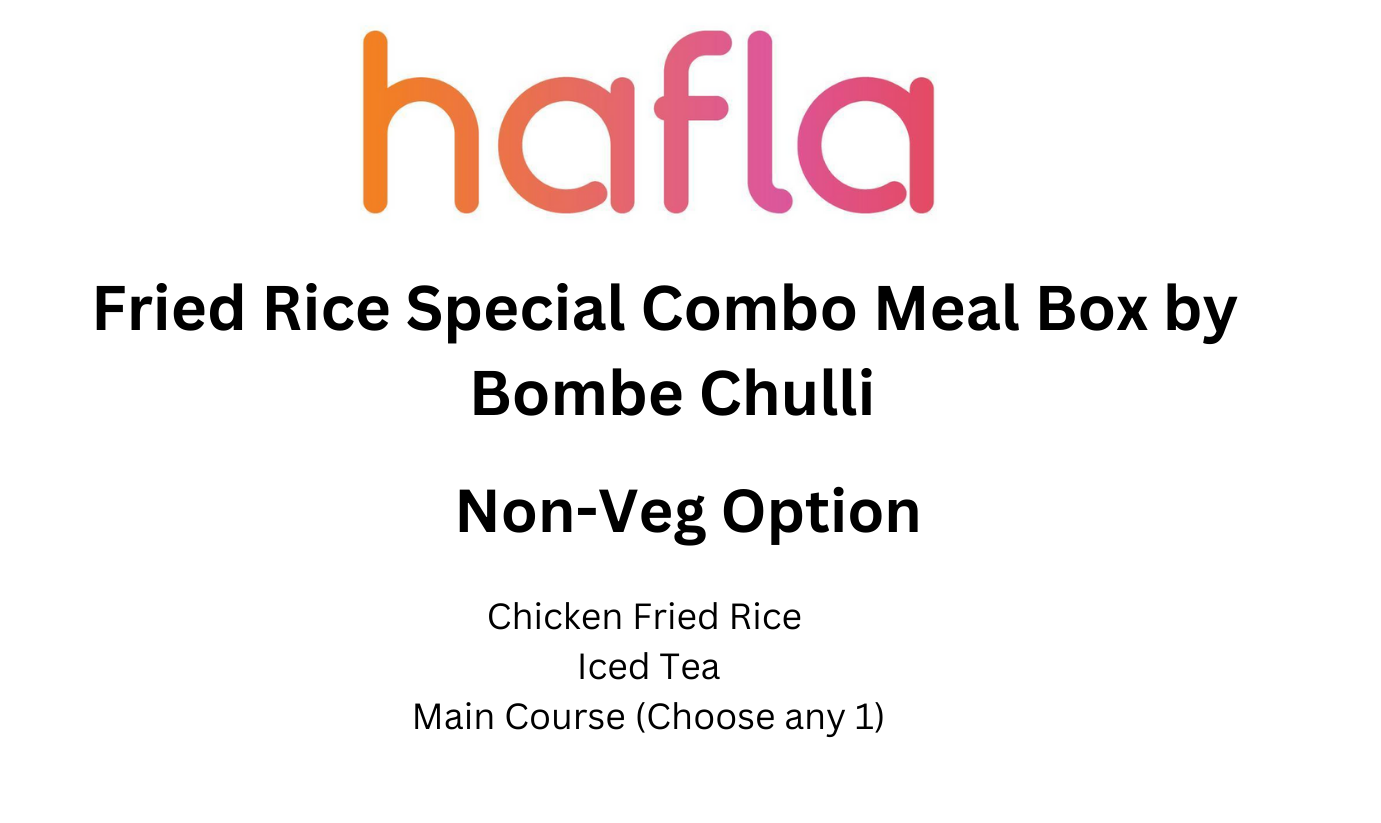 Fried Rice Special Combo Meal Box by Bombe Chulli