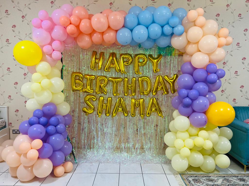 Fringe & Balloon Birthday Decor