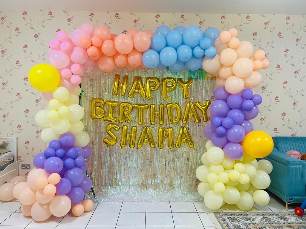Fringe & Balloon Birthday Decor