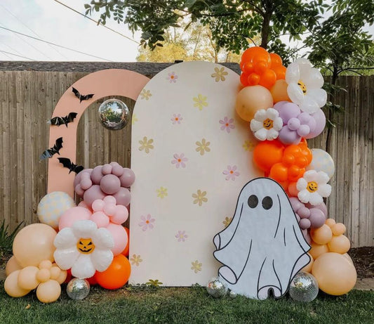 Ghosty Birthday Backdrop