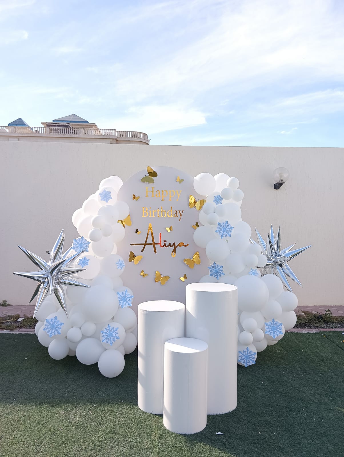 Gold Butterfly Theme Birthday Decor