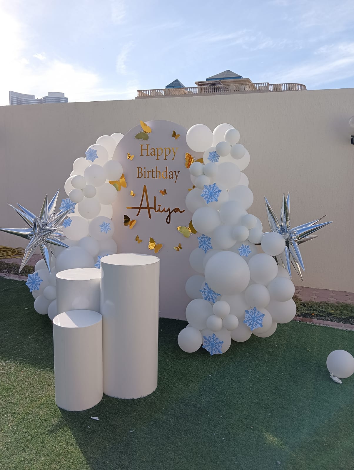 Gold Butterfly Theme Birthday Decor