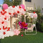 Gold Love Ring With Swing Decor