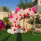 Gold Love Ring With Swing Decor