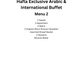 Hafla Exclusive Arabic Indian and International Buffet