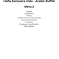 Hafla Exclusive Indo - Arabic Buffet