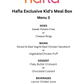 Hafla Exclusive Kid's Meal Box