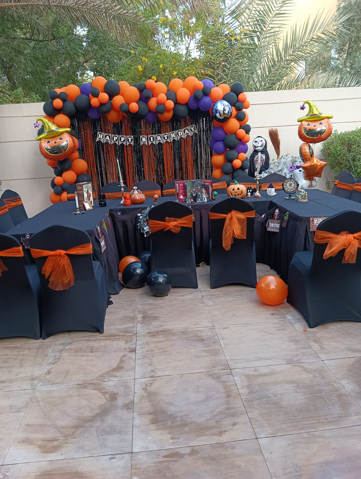 Halloween Birthday Party Decor