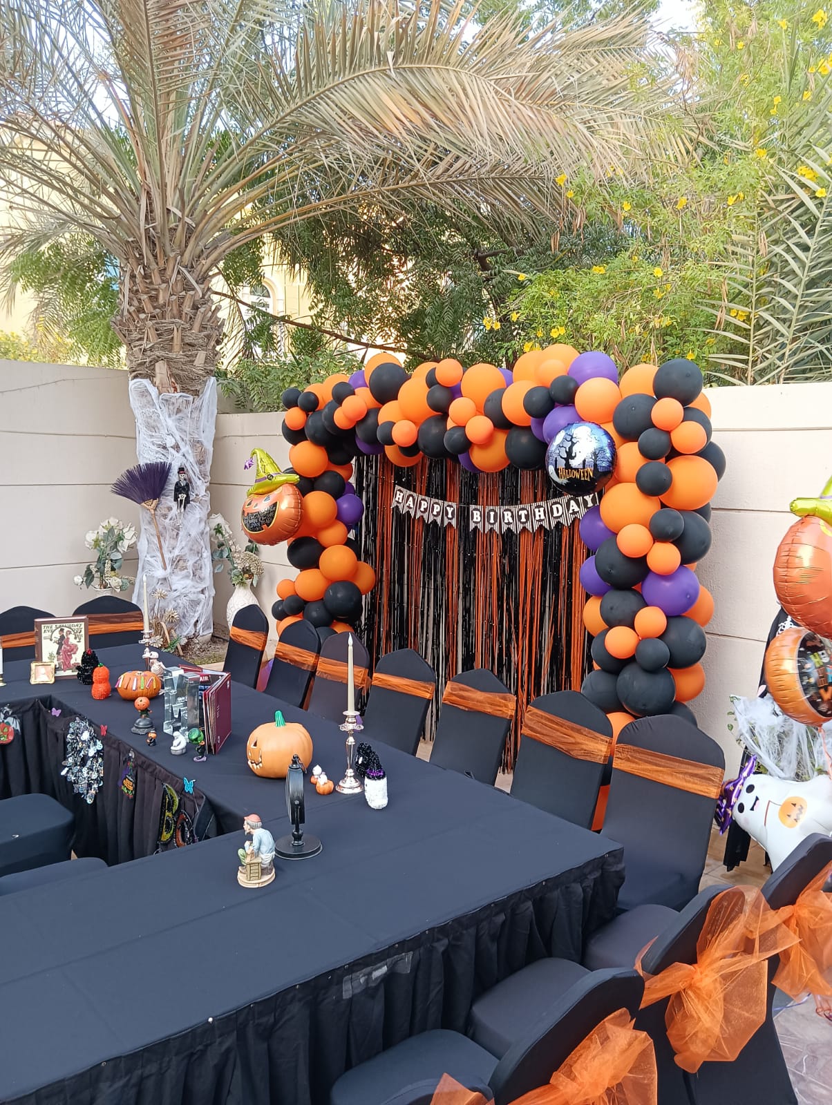 Halloween Birthday Party Decor