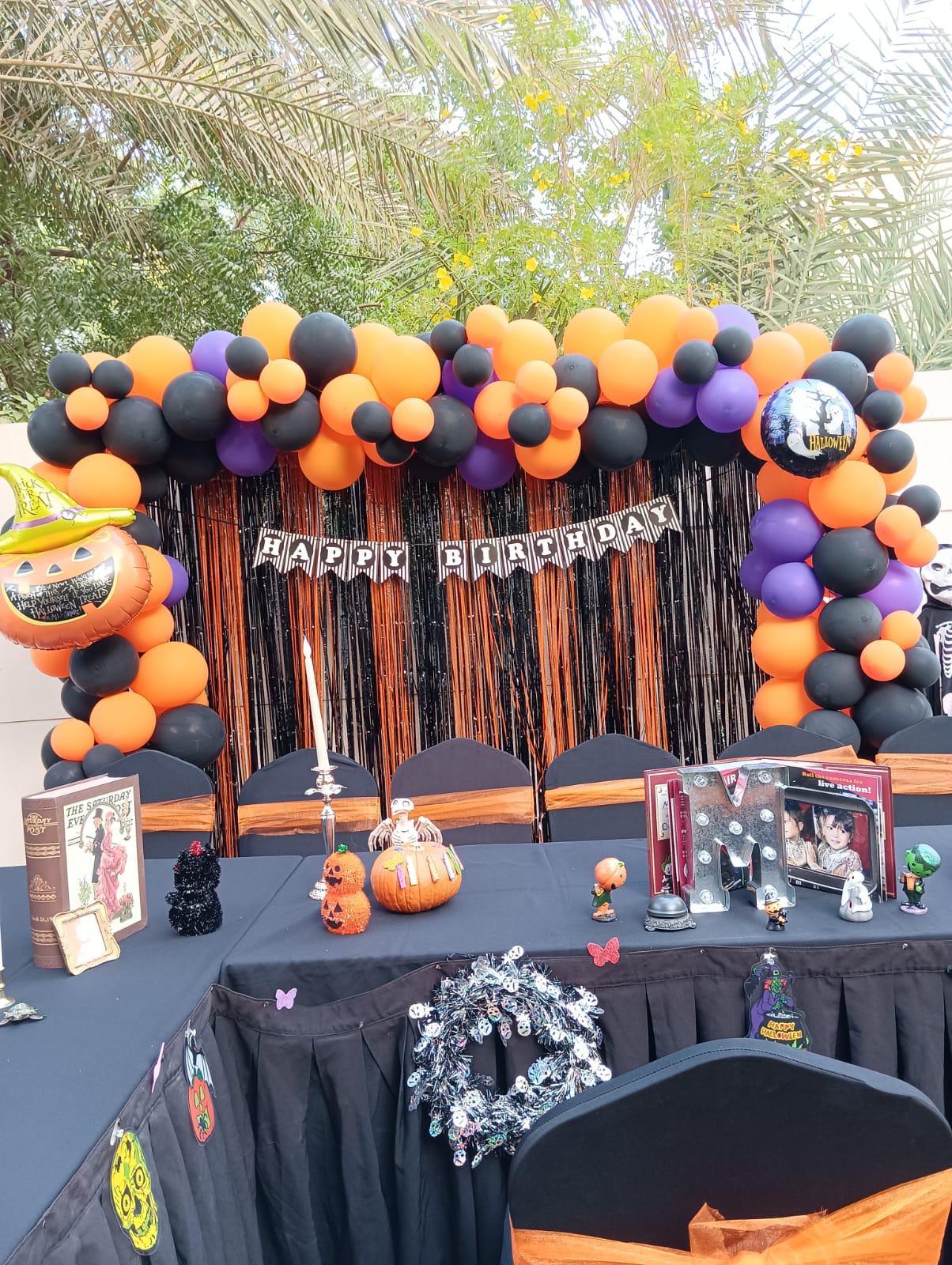 Halloween Birthday Party Decor
