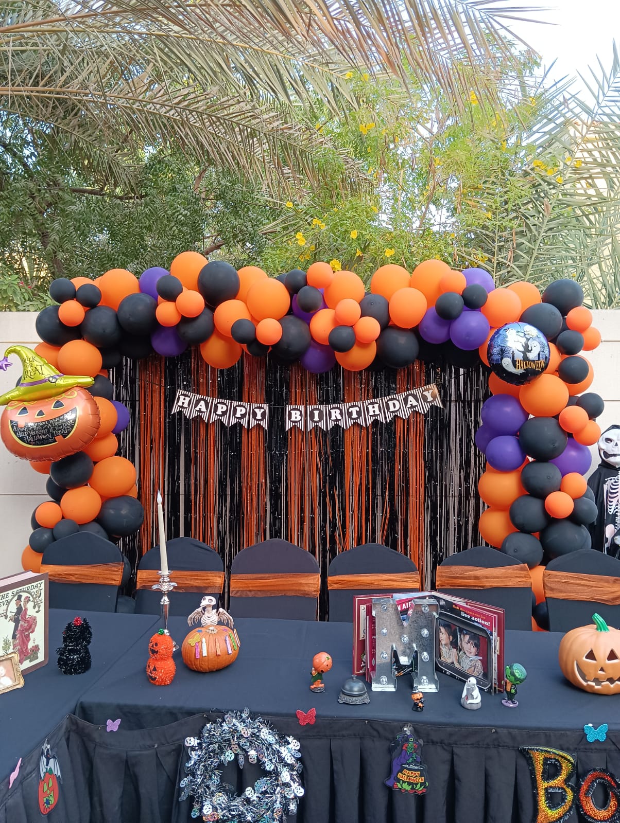 Halloween Birthday Party Decor