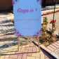 Haya Is 1 Round Backdrop Pink