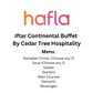 Iftar Buffet By Cedar Tree Hospitality