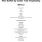 Iftar Buffet by Cedar Tree Hospitality