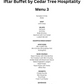 Iftar Buffet by Cedar Tree Hospitality