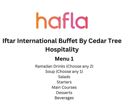Iftar International Buffet By Cedar Tree Hospitality