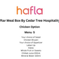 Iftar Meal Box By Cedar Tree Hospitality