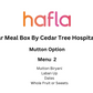 Iftar Meal Box By Cedar Tree Hospitality