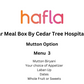 Iftar Meal Box By Cedar Tree Hospitality