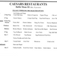 Indian Buffet by Caesars