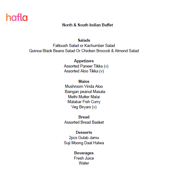 Indian Buffet by Taste Studio