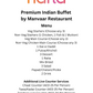 Premium Indian Buffet by Manvaar Restaurant