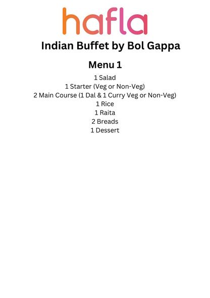 Indian Buffet by Bol Gappa
