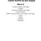 Indian Buffet by Bol Gappa
