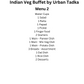 Indian Veg Buffet by Urban Tadka