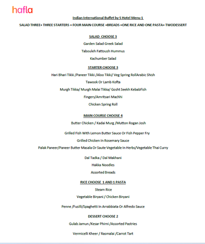 Indo International Buffet by S Hotel