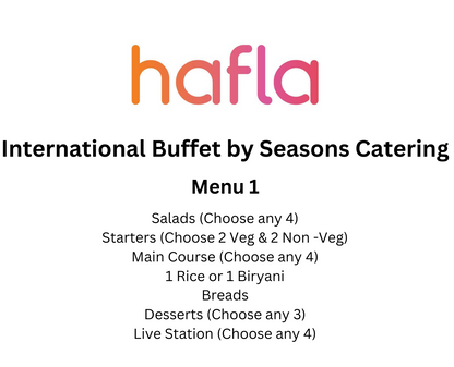 International Buffet by Seasons Catering
