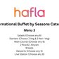 International Buffet by Seasons Catering