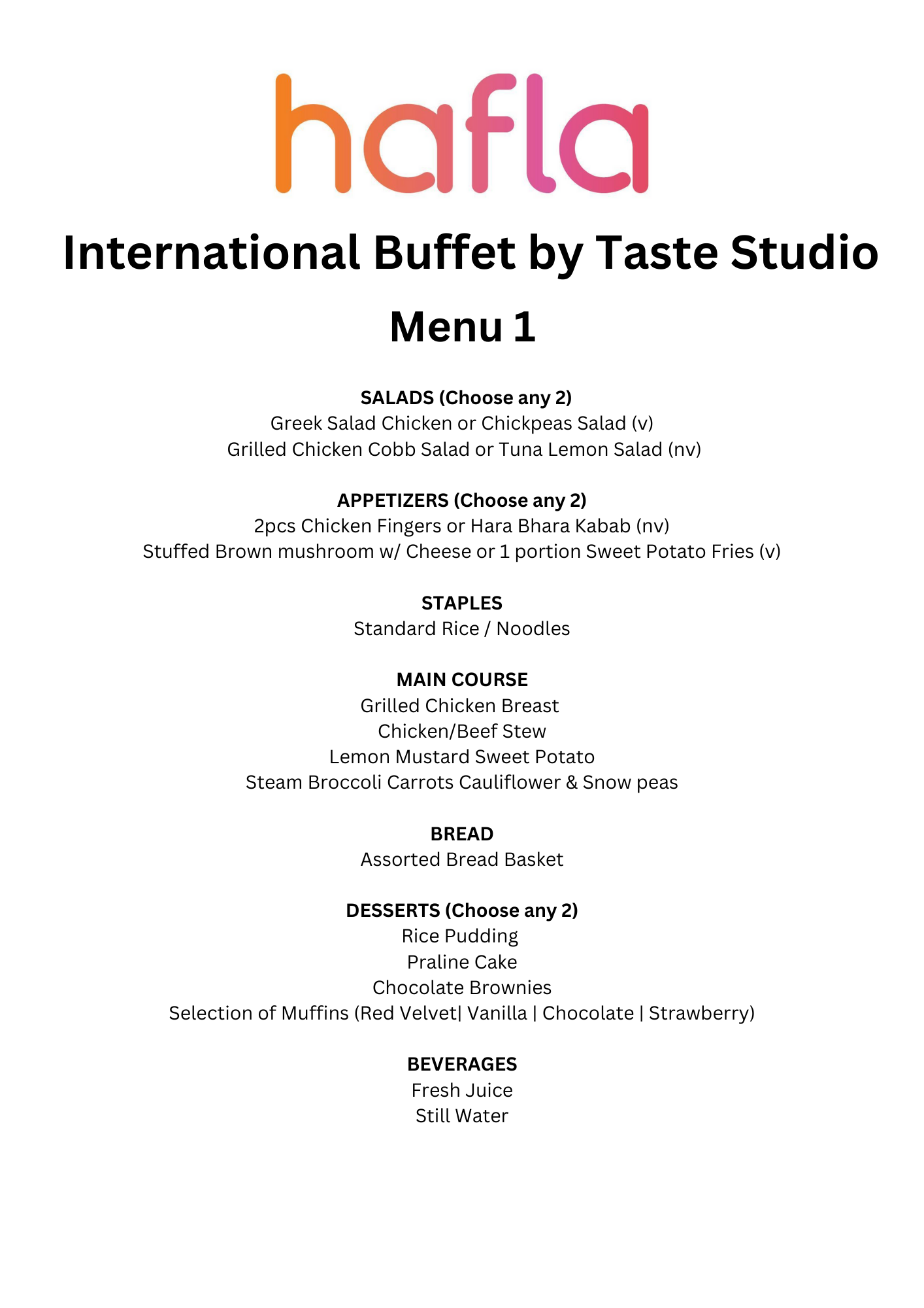 International Buffet by Taste Studio