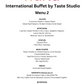 International Buffet by Taste Studio