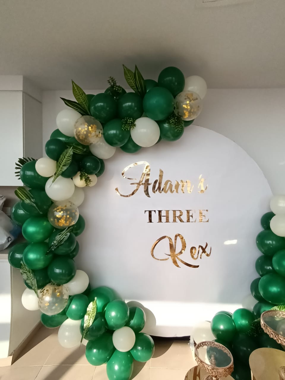 Jungle Theme Round Backdrop