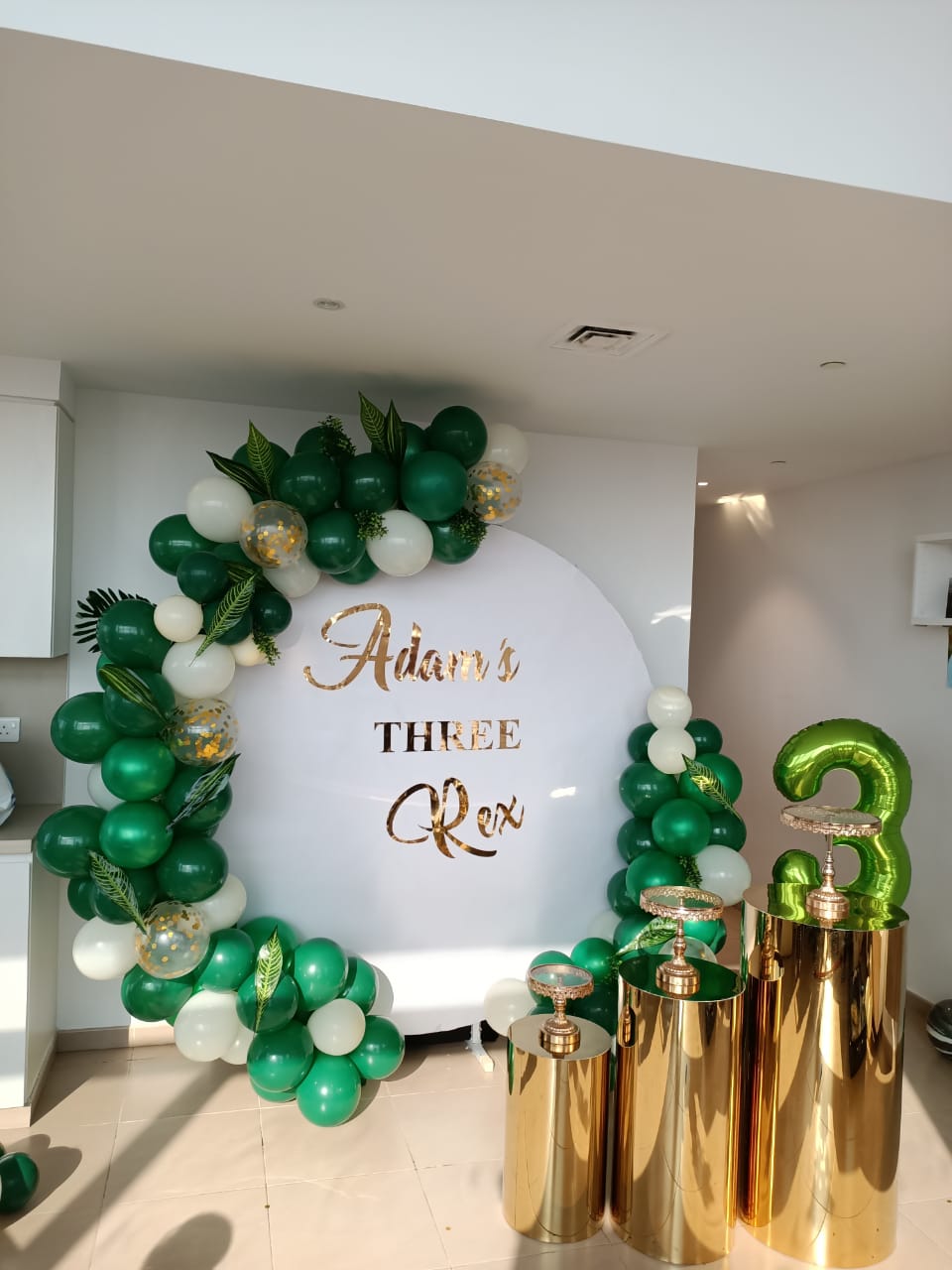 Jungle Theme Round Backdrop