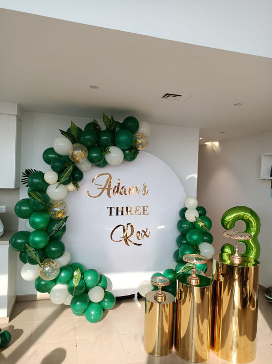 Jungle Theme Round Backdrop